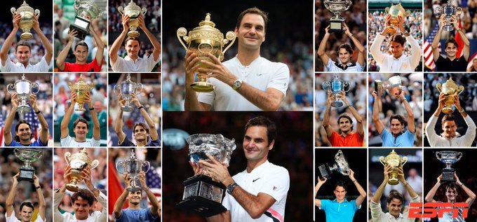 goitiatenis's tweet photo. 👏🇨🇭¡EL LEGADO DE LA LEYENDA RF! Al conocerse su retiro, lo mejor de lo mejor de Federer en singles:
🏆20 Grand Slam
🏆103 títulos
🏆6 Masters final ATP
🏆28 Masters 1000
✅310 semanas como N°1 del mundo
Además, fue campeón de la Copa Davis con Suiza y oro olímpico en dobles https://t.co/I9RnGtrKf5