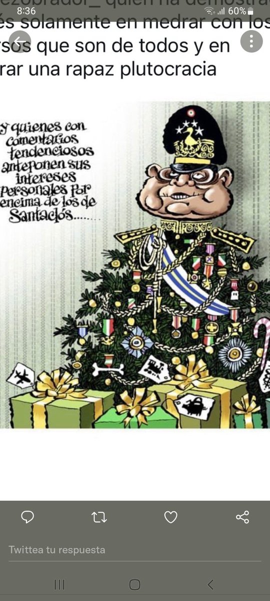 Ricardo78705251's tweet photo. @jesusortegam @inuennd0 @PartidoMorenaMx No,que hay que tener cuidado con lo que se escribe en redes dice el árbol de navidad parlante: @Luis_C_Sandoval. https://t.co/ZblgjThpn8