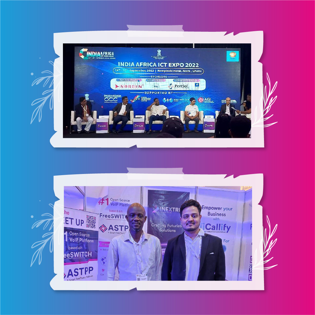 Inextrix's tweet photo. Here are some highlights from the successful India-Africa ICT Expo 2022 in Ghana. Kudos to our entire team, particularly our representatives @nathwani_devang and @amit9varma
.
.
#IndiaAfricaICTExpo #ICTexpo #Inextrixexpo #Ghanaexpo #IndiaAfrica #Inextrixteam #VoIPdevelopment https://t.co/7moCCHfR5C