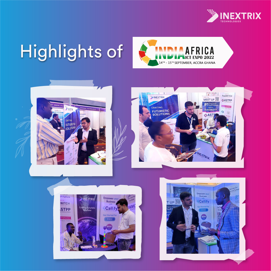 Inextrix's tweet photo. Here are some highlights from the successful India-Africa ICT Expo 2022 in Ghana. Kudos to our entire team, particularly our representatives @nathwani_devang and @amit9varma
.
.
#IndiaAfricaICTExpo #ICTexpo #Inextrixexpo #Ghanaexpo #IndiaAfrica #Inextrixteam #VoIPdevelopment https://t.co/7moCCHfR5C
