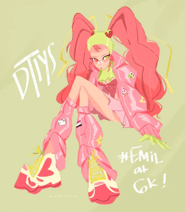 very late but as thanks for 6k, here's my #DTIYS if u remember her...ur a real one  rules below! 