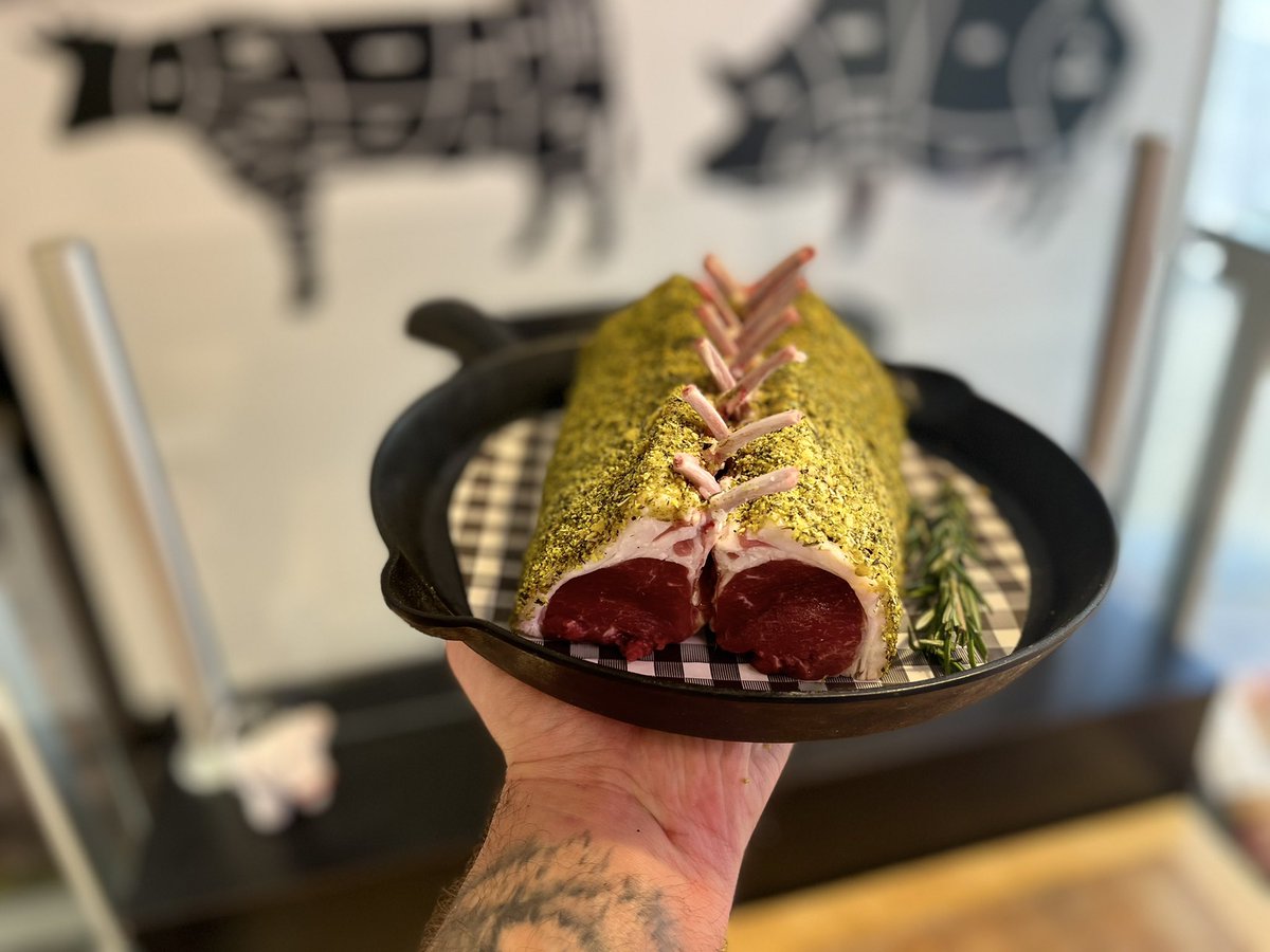 Having a play with <a href="/Innovative_Food/">Innovative Food Ingredients</a> 
Rosemary &amp; Mint crumb 
#local #lamb #herbcrust #fullflavourbehaviour