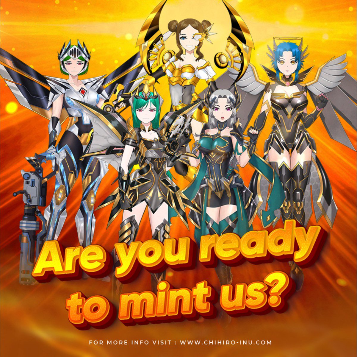 Good Morning Waifu lovers!

Your Waifus Are Only 5 Days away from You Now.

Get Yourself Ready to Mint your beautiful Heroes.

You have to do Registration to be eligible for Mint. 

Full Details in Discord.

Join Now 🔥

#nft #BSC #P2EGame #Web3 #DeFi #Ethereum #BNB #Giveaways