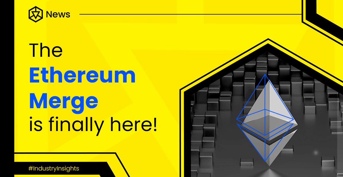 #Ethereum has finally joined their POW layer #Mainnet with it's new POS consensus layer #Beacon 🚀

Let us know what you think about the #ETHMerge in the comments 👇

#CryptoNews #ETHMerge #Ethereum #Blockchain