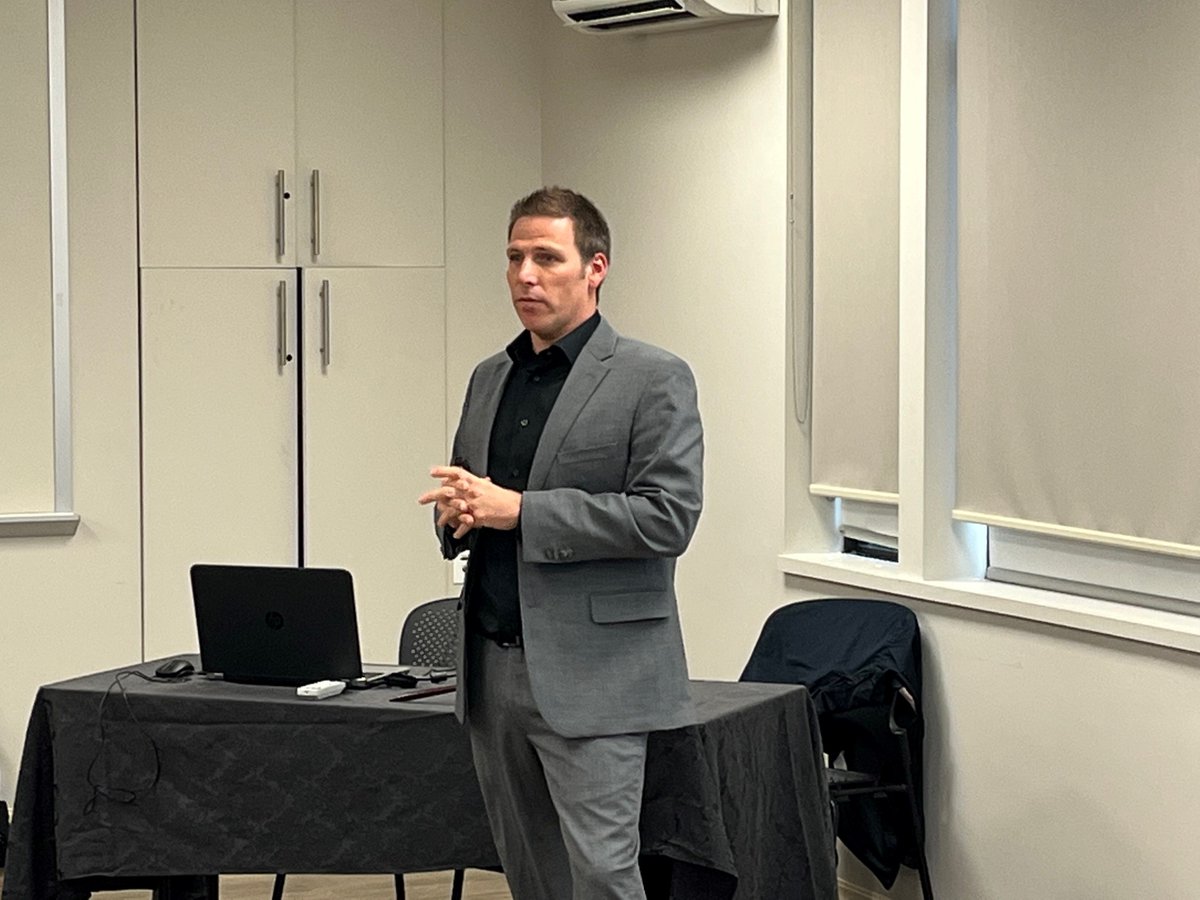 FSC_Ontario's tweet photo. Are You Doing the Same Old Road Test? That's the topic of the presentation by Chris Wilkinson (Impirica) &amp; Tom Boehler (Erb Group of Companies) for the Toronto Chapter's first in-person meeting since Feb 2020. 

Learn more about the Toronto Chapter here: https://t.co/KDNW9tHfFv https://t.co/gPFh4nJ0yJ
