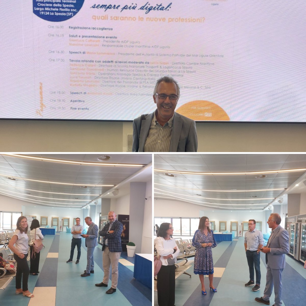 Sta per partire l'evento #Aidpliguria moderato da #lucianappi