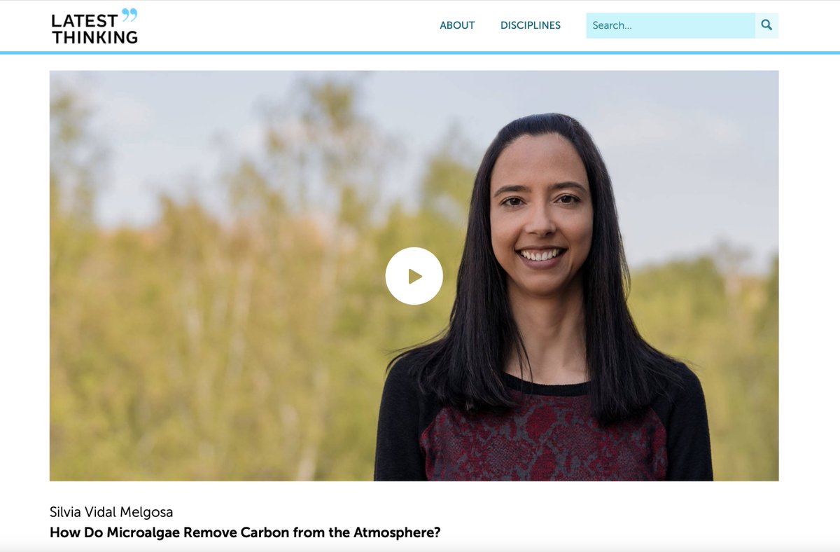 How do #Microalgae remove #Carbon from the atmosphere? Find out here, watch the video of Silvia Vidal Melgosa by @latest_thinking : mpi-bremen.de/Videos-ueber-u…