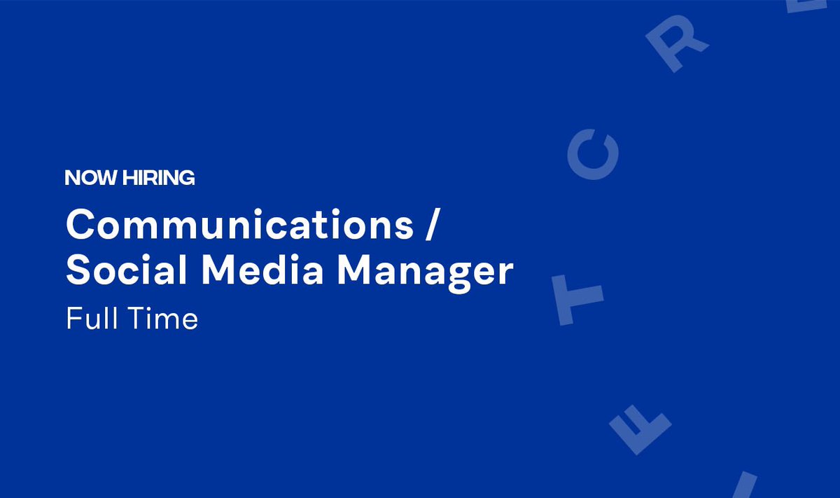 createuplift's tweet image. Join our team! We’re looking for a Communication/Social Media Manager in a full time role. Learn more and apply at createuplift.com/work-with-us 📡
