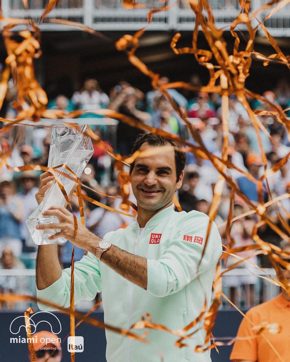 MiamiOpen's tweet photo. To our 4x Champion, congratulations on a legendary career ❤️

Thank you for everything you’ve done for our sport 🙌 @rogerfederer https://t.co/ikajch5xrT