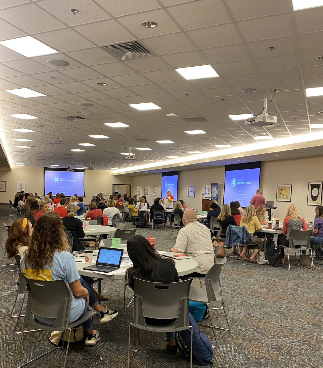 One of my favorite PD opportunities - the Kansas City Mentor Forum!  Today Olathe, Spring Hill, KCK and Gardner are together to learn more about supporting our new teachers!  <a href="/ErinSmith1981/">Dr. Erin Smith</a> <a href="/ZuckKristen/">Kristen Zuck</a> <a href="/annaddison5/">Ann Addison</a> <a href="/KarlaJReed/">Karla Reed</a> <a href="/swan_darcy/">Darcy Swan</a>