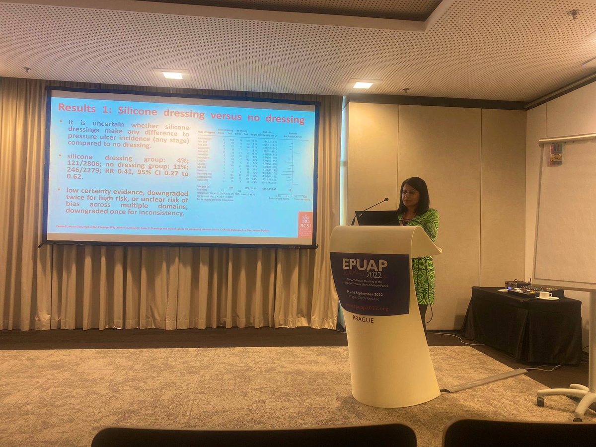 Dr Pinar Avsar reports on findings from a study on ‘Dressings and topical agents for preventing pressure ulcers” @avsar_p @ZenaMoore5 @DeclanPatton3 @WendyChaboyer @SWaTRCSI @EPUAP1 #epuap2022