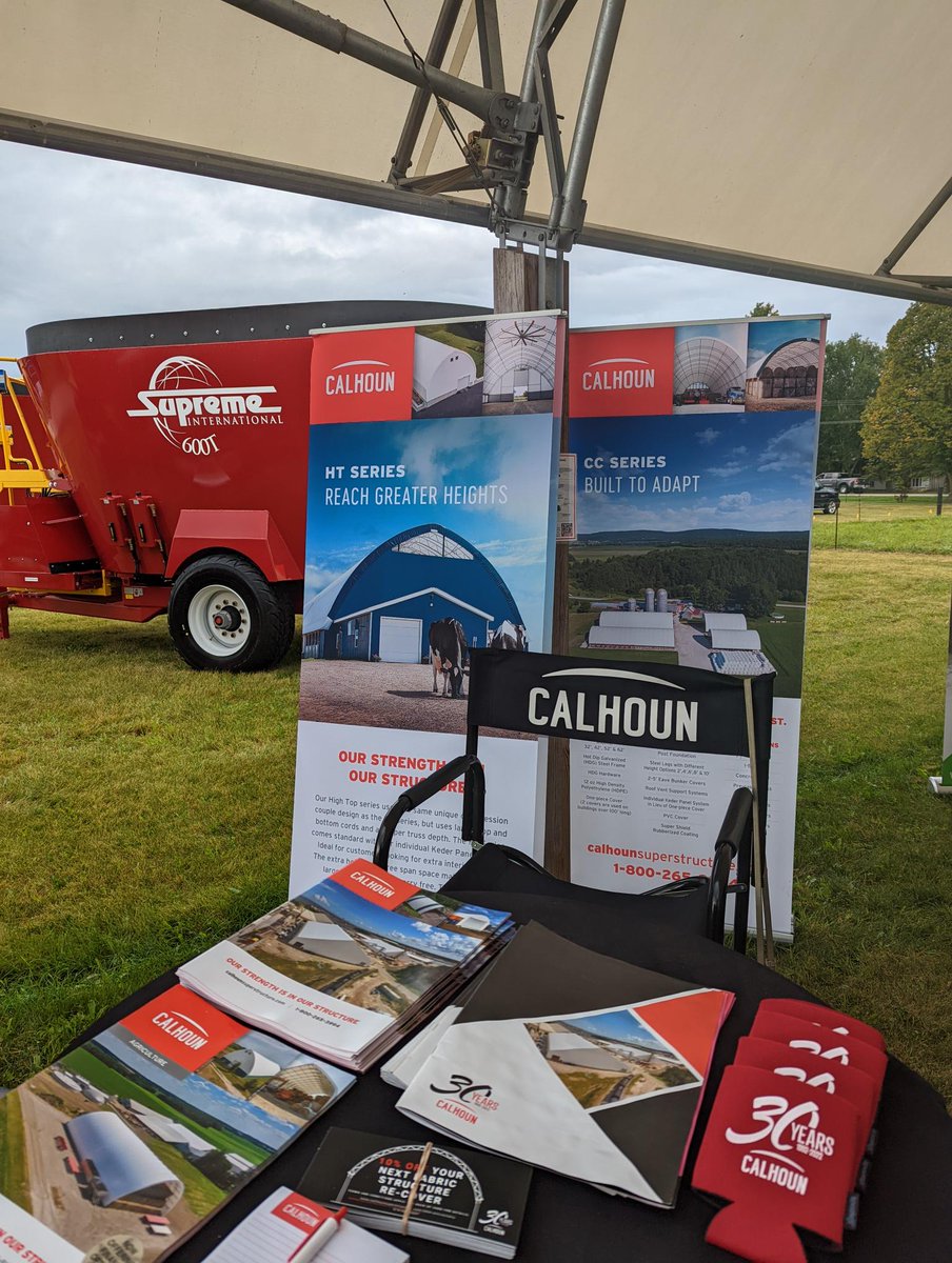 CalhounSS's tweet image. It is the last day of the Canada Outdoor Farm Show in Woodstock. It is also your last chance to visit us and enter to win a FREE YETI Roadie 24 Cooler.  Don't miss out!
#ourstrengthisinourstructure