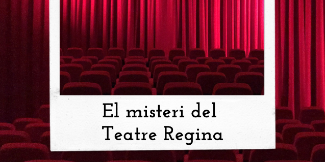📢 La companyia Microescape BCN necessita la teva ajuda per descobrir 'El misteri del Teatre Regina'!
 
📍 El <a href="/JT_Regina/">Jove Teatre Regina</a> és l'escenari d'un espectacle interactiu que trenca la quarta paret per integrar el públic en l’aventura.
 
📅 Del 17/09 al 31/12
ℹ️ via.bcn/p25i50KIRqW