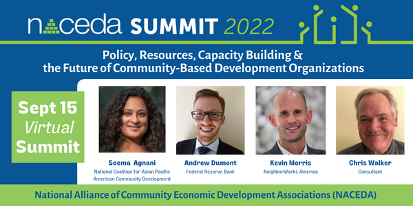 CommOppAll's tweet photo. Starts in 15! Seema Agnani of @CAPACD, Andrew Dumont of @federalreserve, Kevin Morris of @neighborworks &amp; and Chris Walker will discuss recommendations from the #GroundingValues financial health report and actionable ways to make change in our communities. #NACEDASummit https://t.co/Zt60tJbLDH