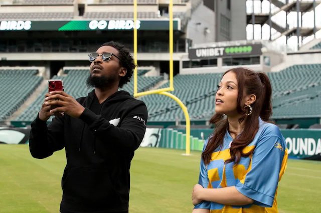 JCTSports's tweet photo. Executive produced by @ChillMoody, the #Eagles are launching the “Gameday Poster Project Playlist” - an innovative venture that will provide local artists with an elevated platform with the team.

“It’s an amazing way to amplify the city as a whole.”

https://t.co/DrB4oneA5o https://t.co/1E9tyk8hNc