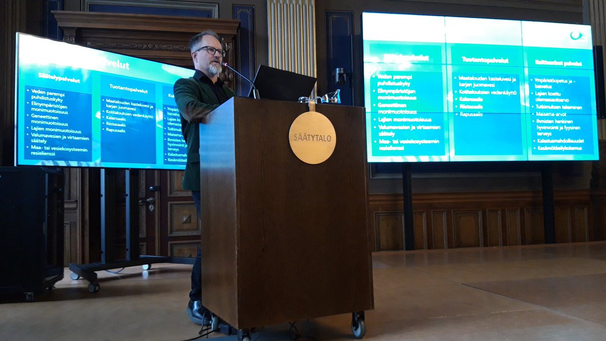 Jari "Elmo" Ilmonen kertoo ekosysteemipalveluiden arvioinnista, ei rahalliset arvot ovat tärkeitä ja vesien virkistyskäyttöarvo nousee #freshabit