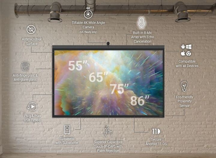#avtweeps... Redefine collaboration with the <a href="/NewlineIDEAMAX/">Newline Interactive – Americas</a> Z Series, an ultrahigh-definition display that provides an immersive audio-visual experience for classrooms or conference rooms.

Learn more here: btx.com/catalogsearch/…