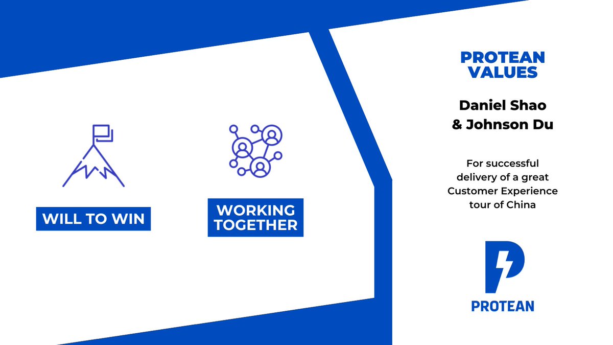 This month, Johnson Du and Daniel Shao successfully delivered a great Customer Experience tour of China, navigating strict COVID policies to deliver fantastic customer engagement. 

#technology #electricvehicle #customerexperience