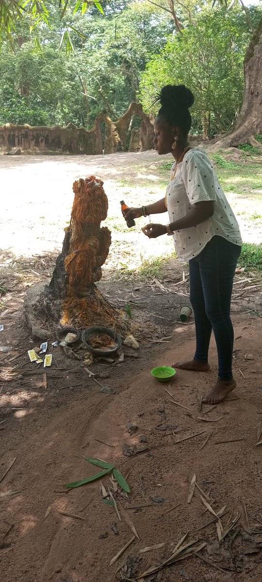 spiritual_wife's tweet photo. Aku ose Ifa,Esu,Osun ati Egbe
Olose a gba lowo wa o. Ase

Happy Ifa, Esu,Osun and Egbe  worship day
May all Orisa that own today answer our prayers and accept our offerings. Ase https://t.co/wZDCAaLgwn