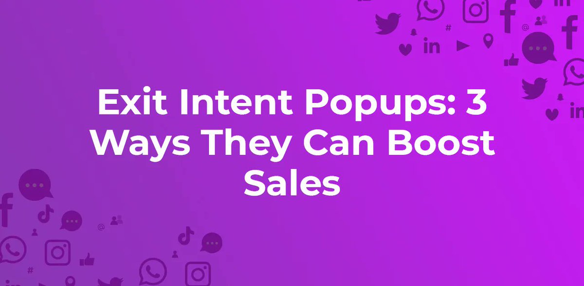 divimode's tweet photo. Nowadays, an exit intent popup remains a critical method for growing email lists and increasing sales. It is the best way to prevent potential customers from bouncing your website.
#popuptips #divimodepopups #divipopups
https://t.co/cNbK3hICtk https://t.co/T9Ud4xkoJh