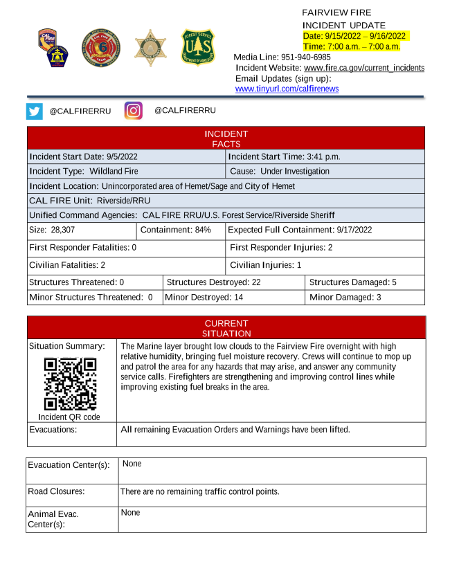 CAL FIRE/Riverside County Fire Department on Twitter: 