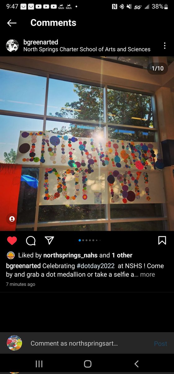 mrsdean_art's tweet image. Happy International #dotday2022 What an awesome collaboration this year between students and faculty! We thank you stopping by tables sponsored by #nahs students, bringing your classes @ashleygreer84 @NorthSpringsCBI getting Sandwhich Club involved @KaitlinOlson