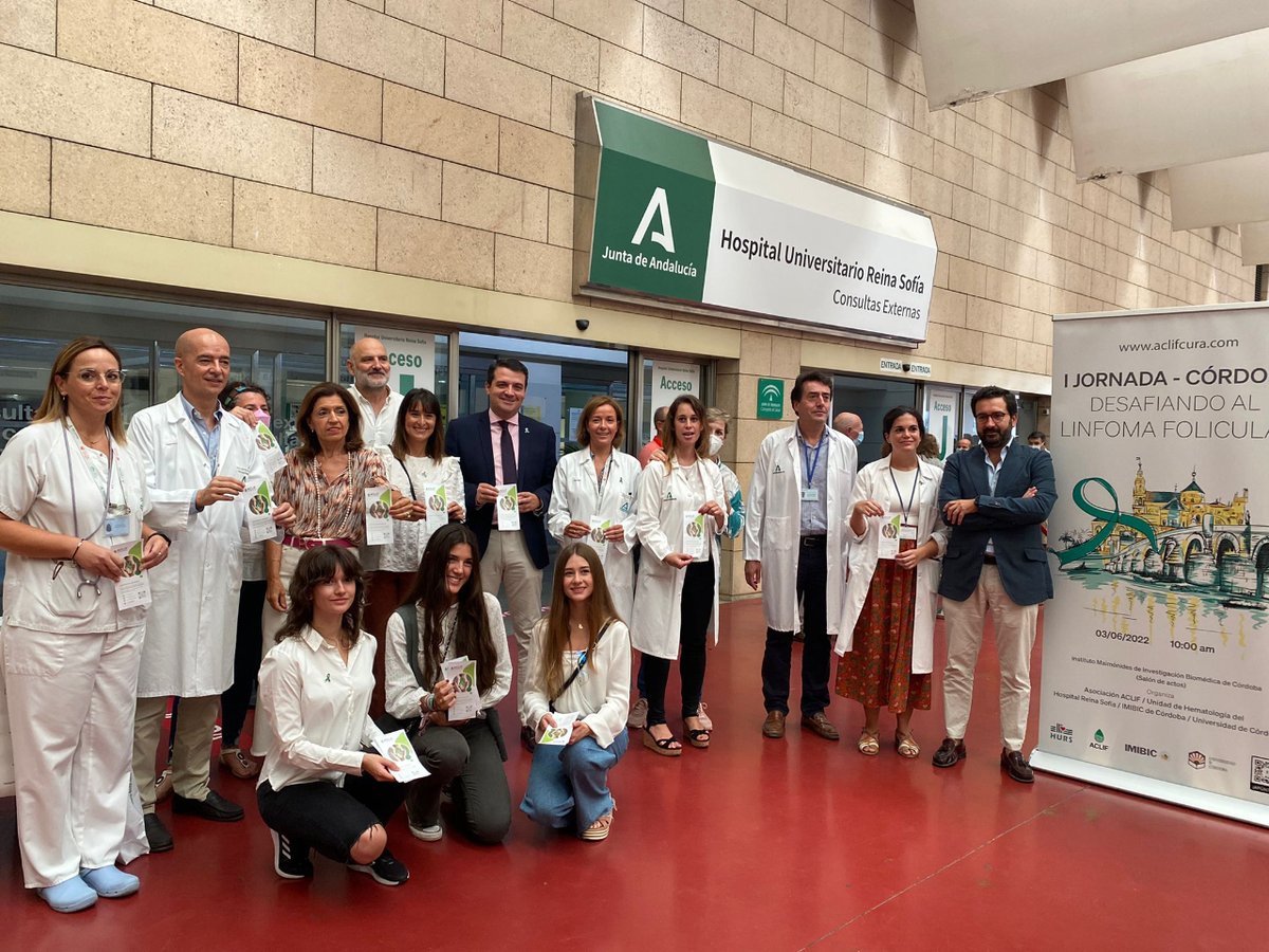 HUReinaSofia's tweet photo. 🗓️🏥 ¡Nos sumamos al Día Mundial de Concienciación sobre el Linfoma! 

🗣️ Gracias #Aclif por visibilizar y concienciar sobre esta enfermedad 

📸👉 Mesa informativa en @HUReinaSofia con @jmbellidoroche, @mjbotella, @imibic y profesionales de #Enfermería #Medicina y #Hematología https://t.co/pG6KnhHEKJ