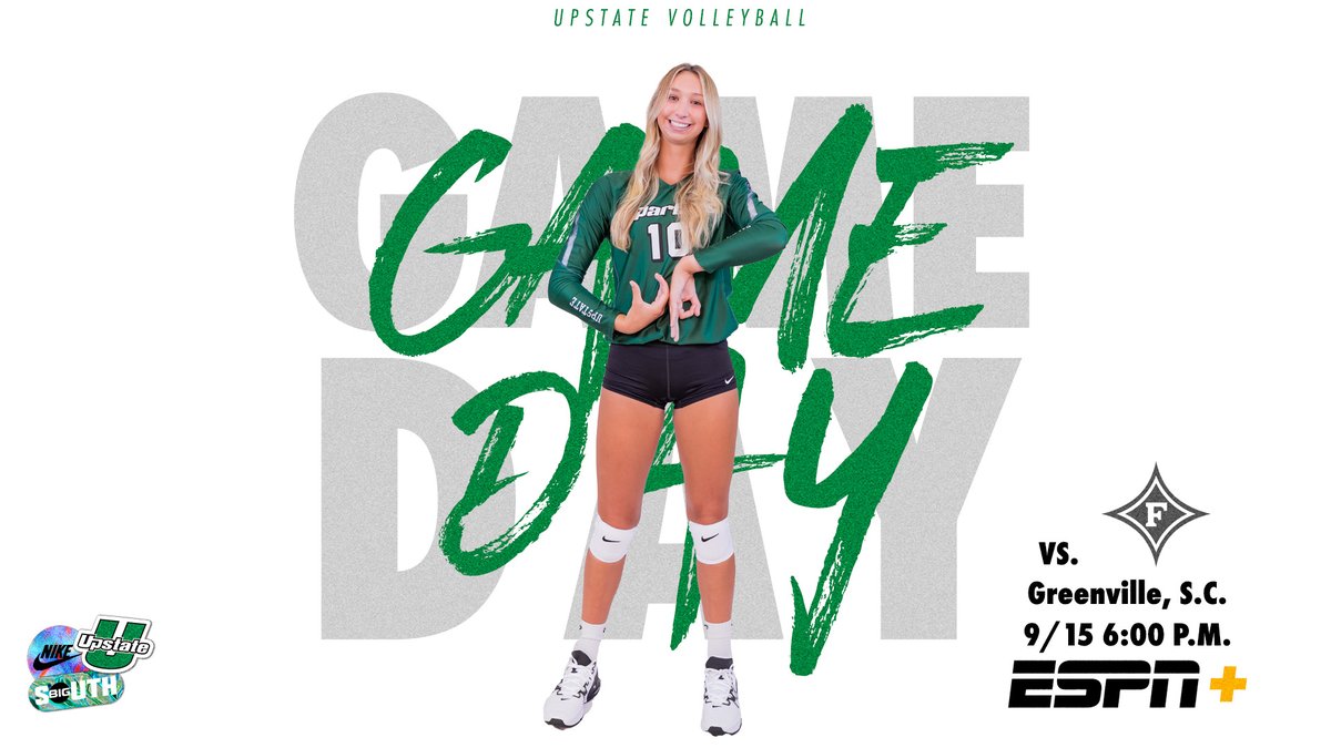 Back in the Upstate for a match with Furman!

Can't make it over? You can follow along below.

🆚 Furman
🕕 6:00 p.m. ET
📌 Greenville, S.C.
📺 fal.cn/3rUEM
📊 fal.cn/3rUEB

#SpartanArmy ⚔️