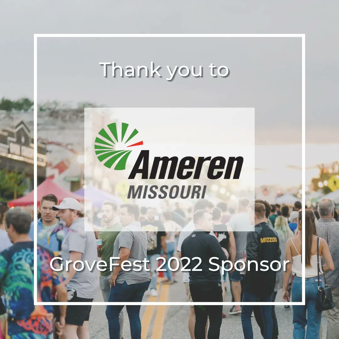 We love and appreciate our incredible sponsors who make GroveFest a success. Thank you to Ameren for your support!

#thegrovestl #grovefest2022 #grovefeststl #stlmade