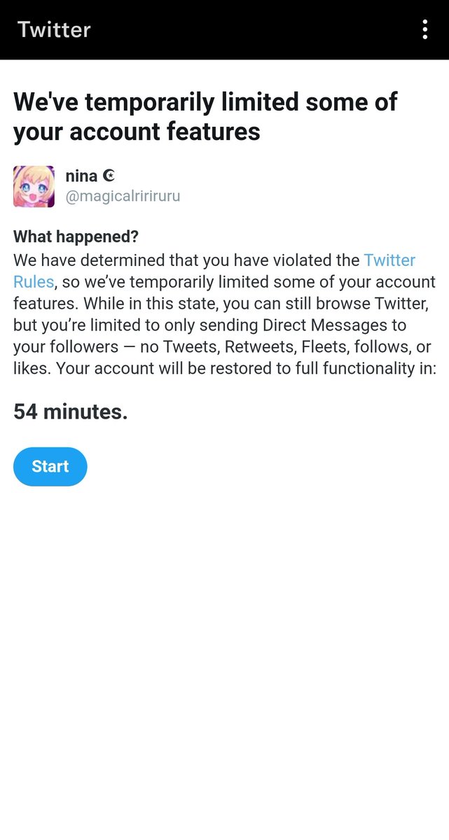 just an hour left then i can leave this account....