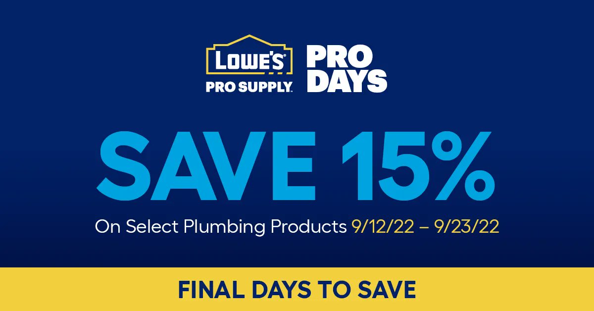 Lowe's Pro Supply tweet media