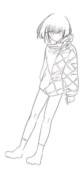 アニメ見たいな～とか思っていたらできた絵 