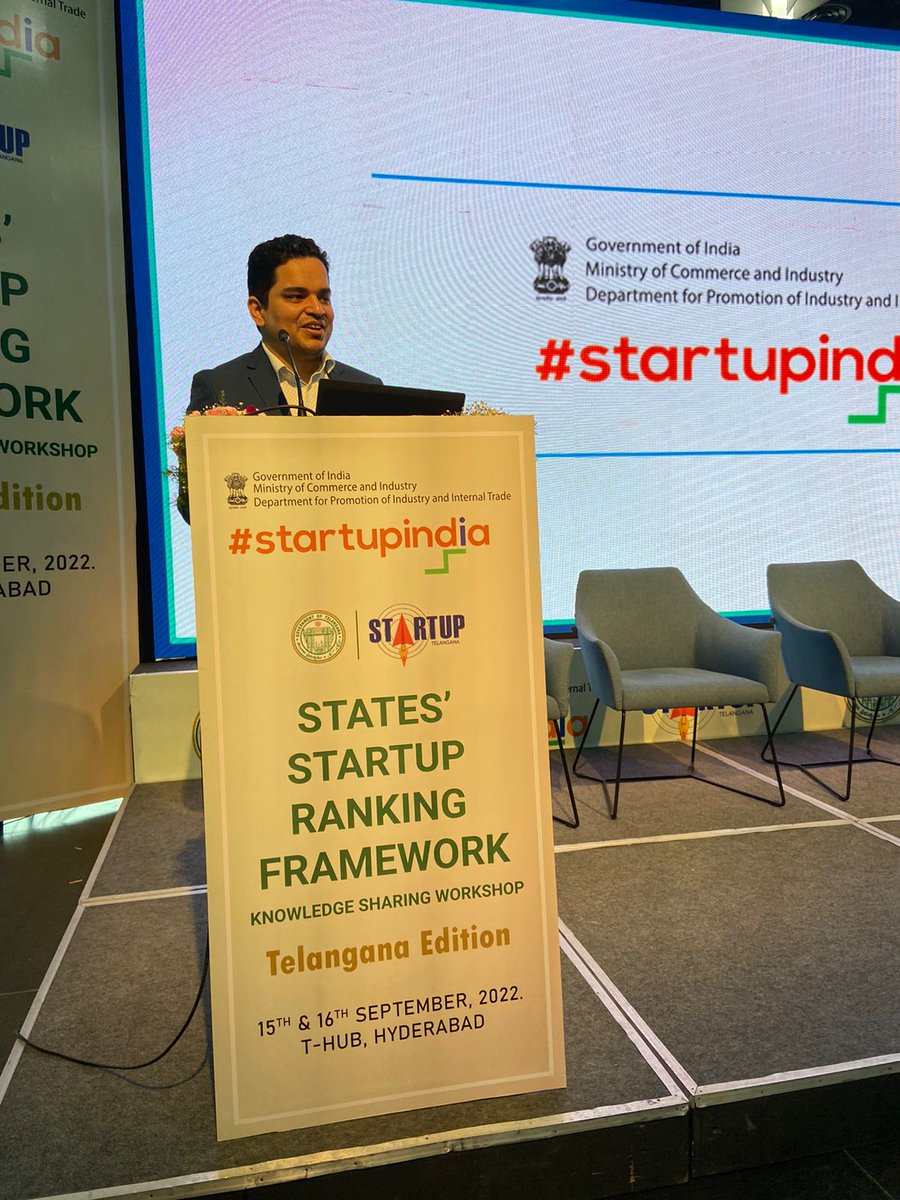 Startup India (@startupindia) on Twitter photo Salil Seth, AVP, Startup India talking about Startup India benefits & incentives at SRF workshop in Telangana. The ease & simplification, recognition of startups. market access, funding opportunities and other incentives were highlighted.
<a href="/DPIITGoI/">DPIIT India</a> <a href="/startup_ts/">Startup Telangana</a> @teamTSIC Salil Seth, AVP, Startup India talking about Startup India benefits & incentives at SRF workshop in Telangana. The ease & simplification, recognition of startups. market access, funding opportunities and other incentives were highlighted.
<a href="/DPIITGoI/">DPIIT India</a> <a href="/startup_ts/">Startup Telangana</a> @teamTSIC