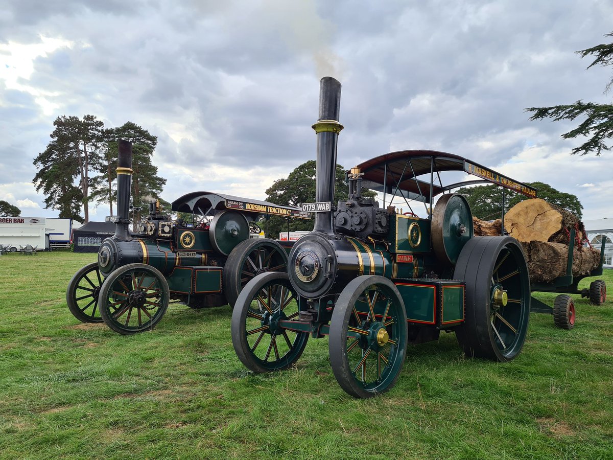Steam engines of all sizes are arriving <a href="/turveyhouse/">Turvey House</a> ready for this weekends Bedfordshire Steam &amp; Country Fayre #bedfordsteam
