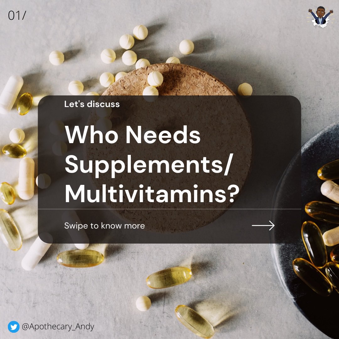 Apothecary_Andy's tweet photo. Over the course of my career as a pharmacist &amp; more so now, one thing that’s constant is: 

People will fall sick 🤒 

Although sad, we pay for the decisions we make. I’ve seen people invest in their health and avoid ailments as a result. One way is through SUPPLEMENTS. 💊🧵 https://t.co/hEHPtXFe3N