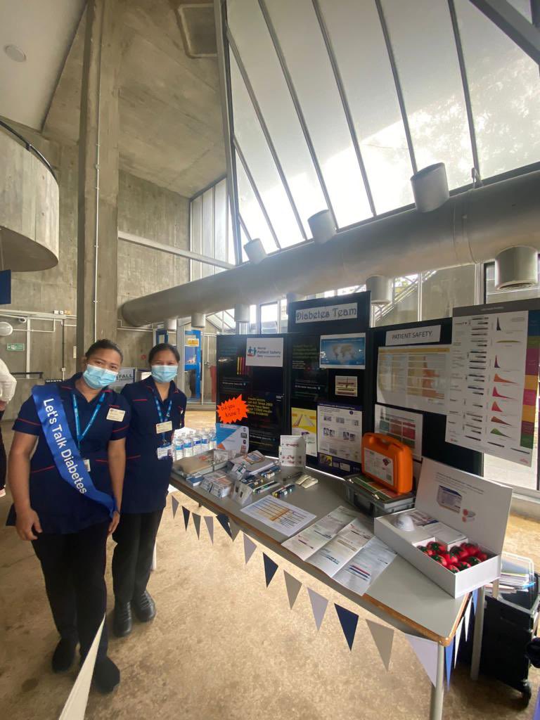#patientsafety day @ London North West Healthcare NHS Trust.
So proud of the Diabetes Team and their support to the Patient Safety Day. #insulin safety.