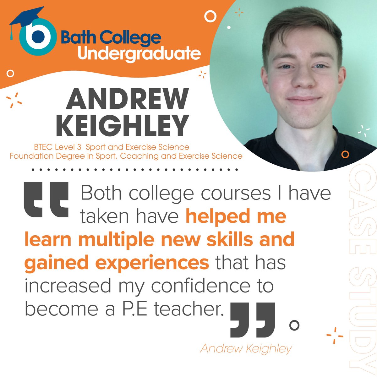 If you've done your A Levels/BTEC or equivalent and are still considering your next steps, why not apply for our Foundation Degree in Sport?

 Apply now at bit.ly/3Dw0JDt  #MyBathCollege <a href="/BathCollSport/">Sport</a>