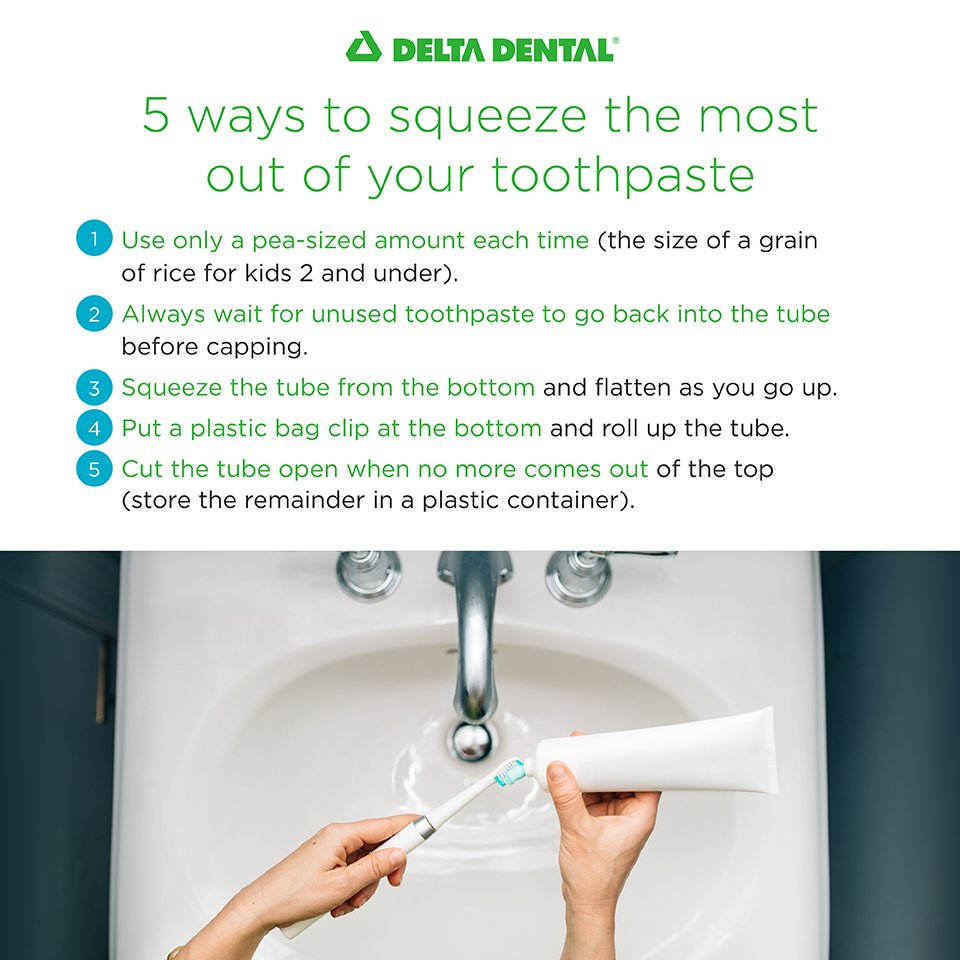 islandchildrens's tweet photo. Great #toothtips from @DeltaDental for squeezing every last drop of toothpaste out of the tube! https://t.co/LYUOhYAEue