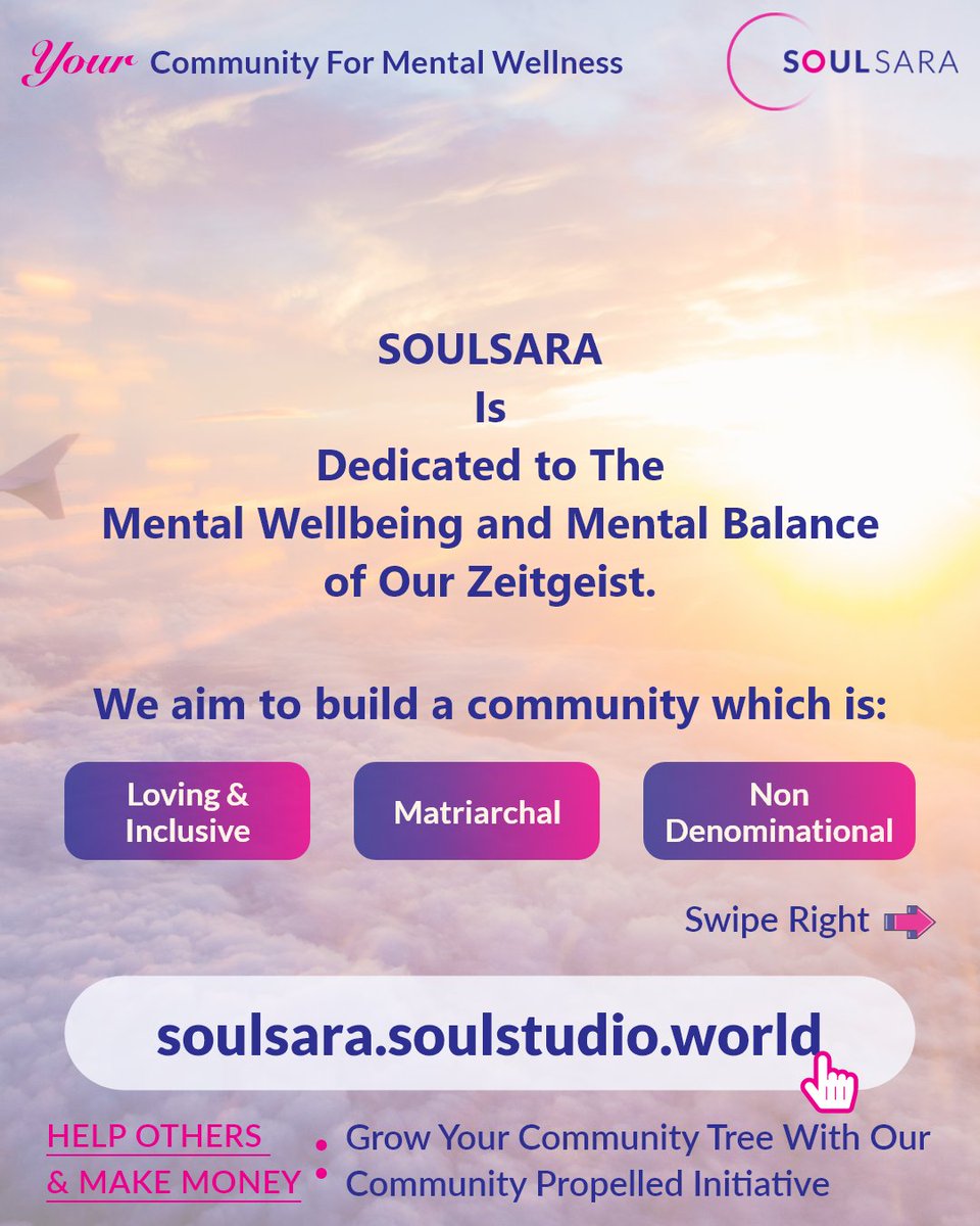 soulstudioworld's tweet photo. Everything becomes easy when we support each other through every up and down of life!

Completely free subscription, join our wellness community today- https://t.co/maqrhpFxgc
#wellnesscommunitycenter #communityhealthandwellness
#communitywellnesscenter
#healthandwellnesscenter https://t.co/JLa6fKcmjO