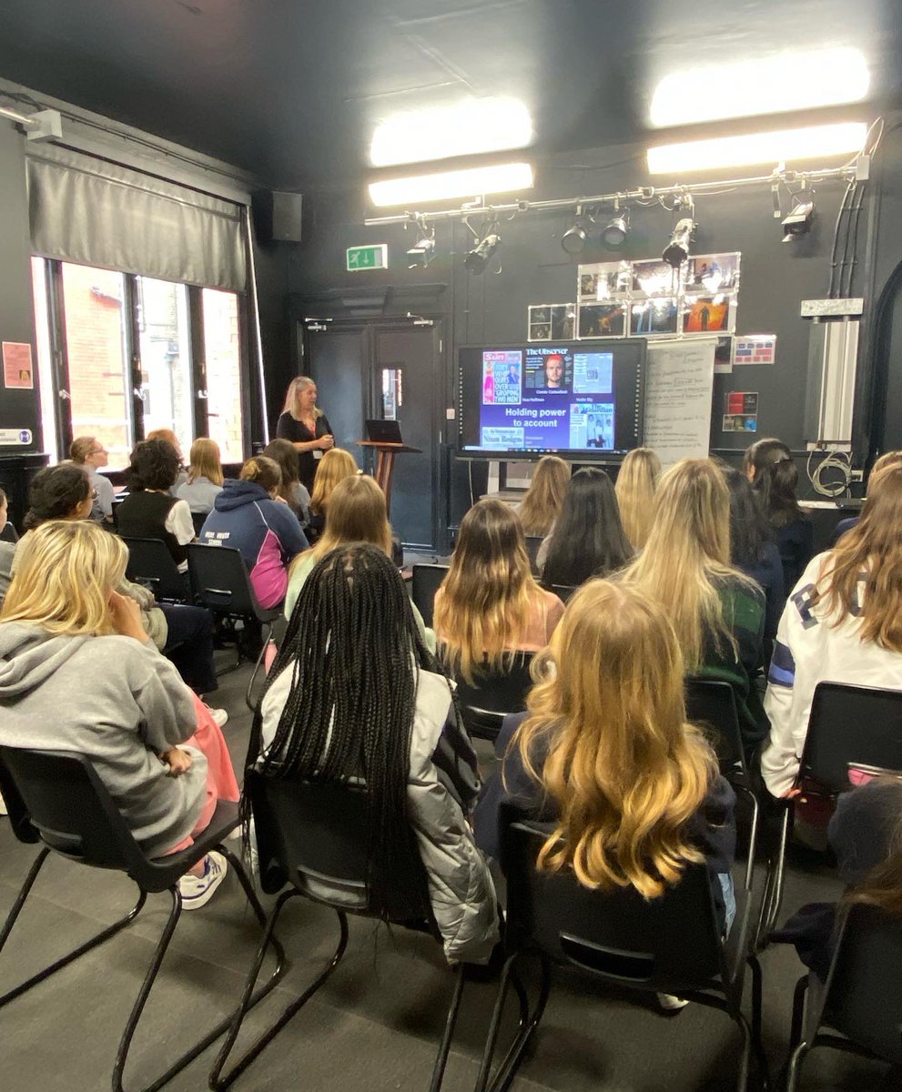 morehouseschool's tweet photo. Thank you to Sam Carlisle from @CauseCommsuk for her informative talk this lunchtime on the exciting world of journalism and PR, the first of our Be More / Careers talks this term. #careers #journalism #news #media https://t.co/LjQTubrDZR