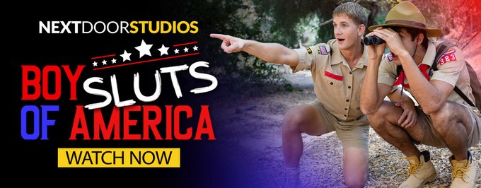 'BOY SLUTS OF AMERICA' Are Always Prepared For Sexy Adventures in @NextDoorStudios' Action-Packed New
