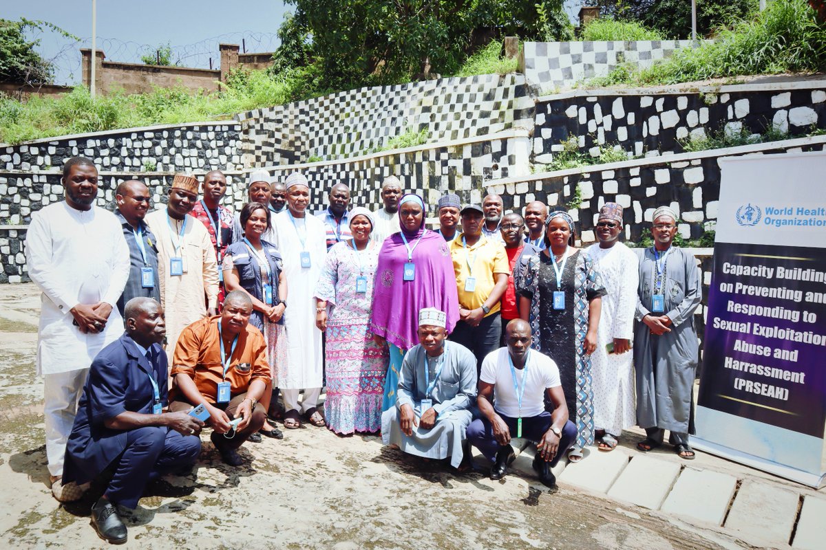 WHONigeria's tweet photo. In line with the @WHO's Management Response Plan on Prevention of Sexual Exploitation, Abuse, and Harassment, 22 staff from northeast Nigeria have been trained on Community Based Complaint Mechanism, with funding support from the Sahel Project. https://t.co/joXjafFkHH