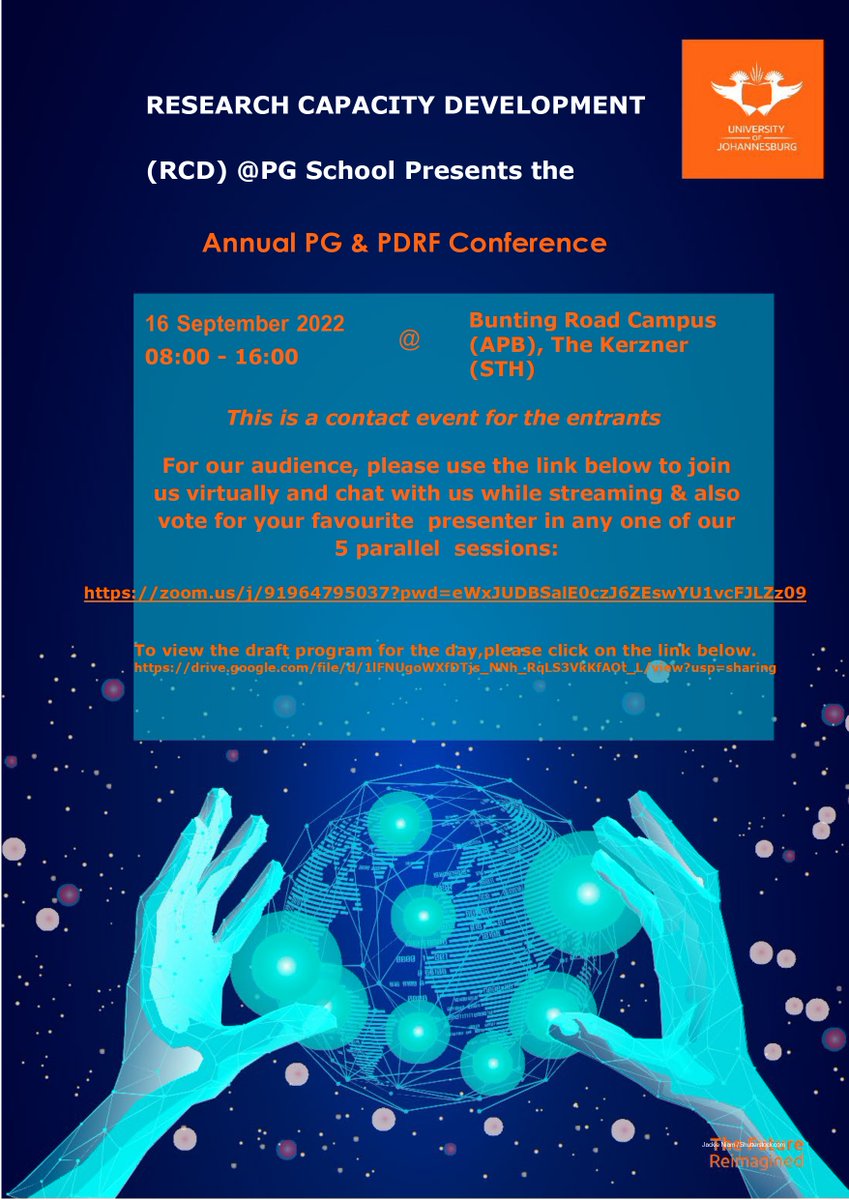 csda_uj's tweet photo. Dr Emmanuel Rowlands, CSDA Post-Doctoral Research Fellow will be presenting his research on Intimate Partner Violence at the Annual PG and PDFR Conference tomorrow 16 September. 
Time: 14:40
Click here to join https://t.co/Fh0qsO2TV5... https://t.co/4PcVfMangx