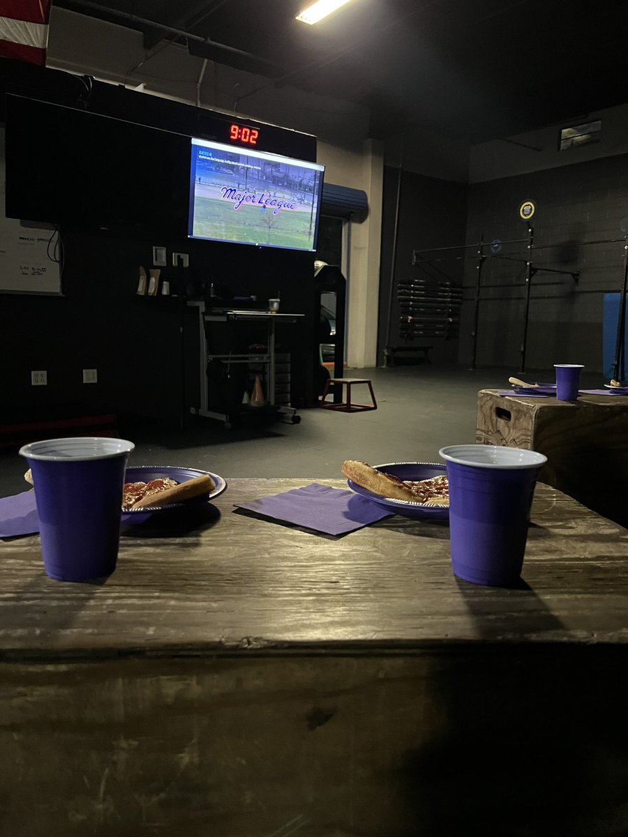 Ikeballou's tweet photo. Had a movie night with the squad! Only a few had seen Major League! They had a great time 🤩💪🏾 #makebaseballfun #hardwork #SoCal #Monarchs https://t.co/h8nwo3goht