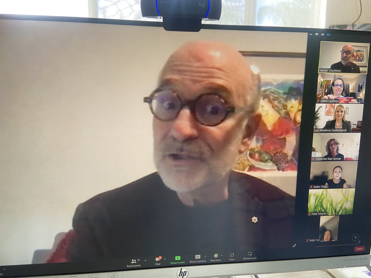 IsabelCentenoS's tweet photo. Empiezo el día con el taller que por años he buscado with ⁦@HMChochinov⁩ in #Dignitytherapy para final de la vida. https://t.co/EUswCgeUCq
