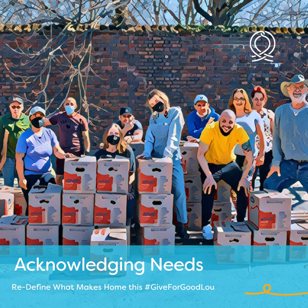 Today on #GiveForGoodLou, we invite you to re-define what makes home. Interacting with others from different walks of life facilitates a more comfortable environment for all. Join us in acknowledging needs within our community by giving through KRM: giveforgoodlouisville.org/organizations/….