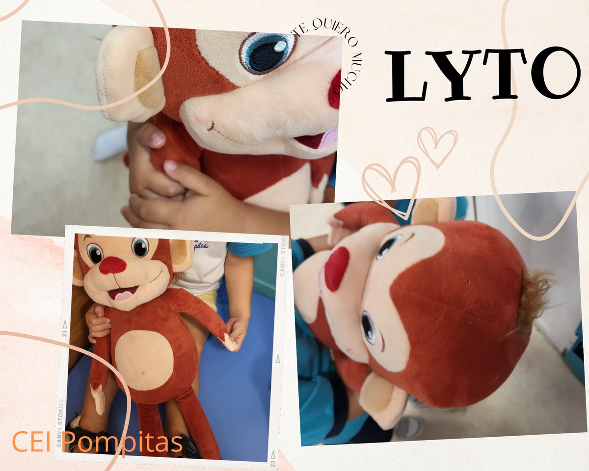 CPompitas's tweet photo. 🐵LYTO🐵

Lyto ya es uno más de la clase de los mayores.
Nos acompaña en todas las rutinas de clase y se ha vuelto inseparable para nuestros peques.

¡Nos encanta nuestro amigo el monito Lyto!

#ceipompitas #pompitas  #LYTO https://t.co/1xDKDshZE1
