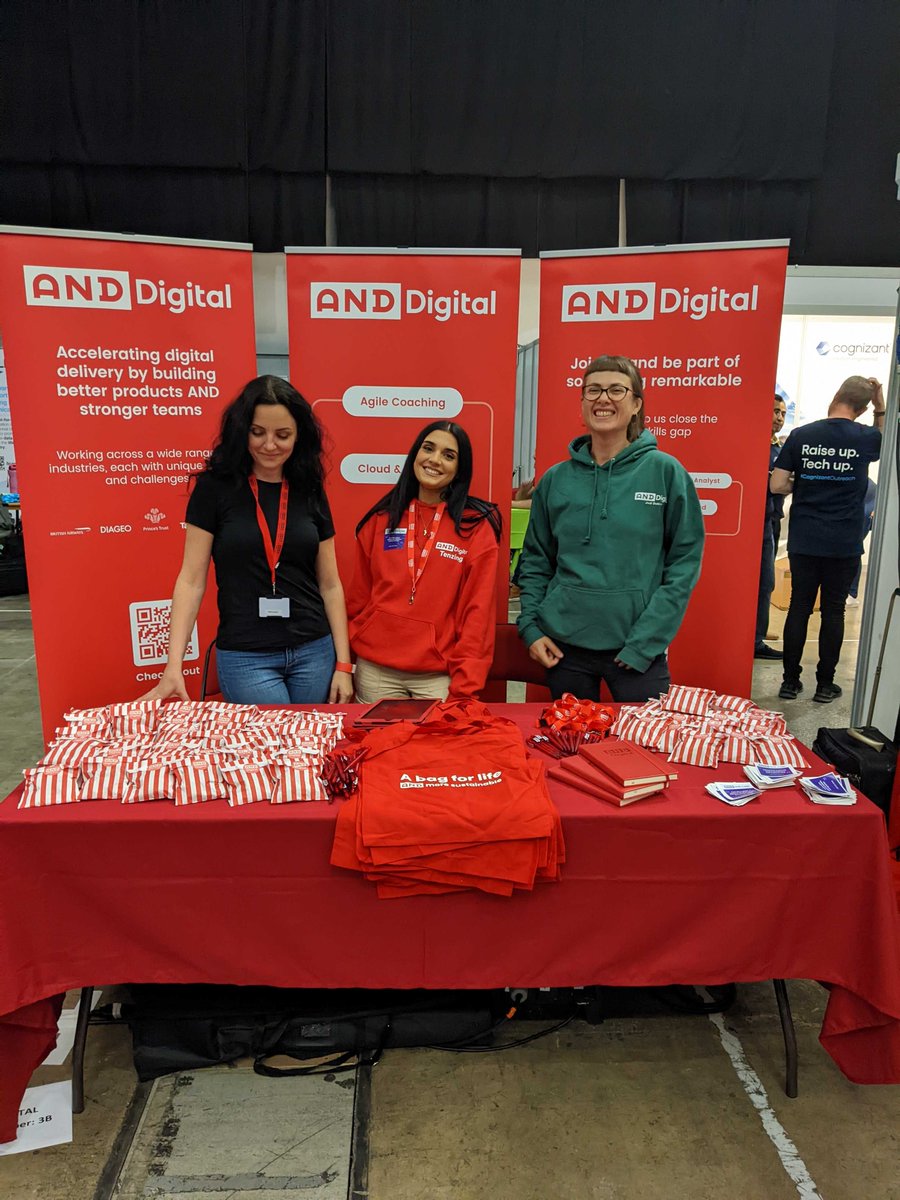 AND_Digital's tweet photo. At the @LeedsDigiFest Careers Festival today? Come pick up some top merch and chat awesome jobs with our Recruitment Team!
#LDCF22 https://t.co/dEZYMIo7xA