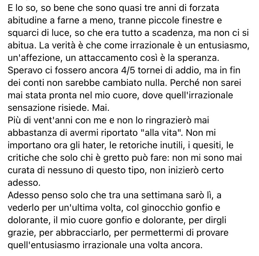 Rossana_Capo's tweet photo. A Roger.
Grazie. https://t.co/bZGjmLemiZ