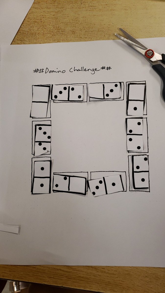 MlleGering's tweet photo. Domino Challenge in grade 2/3 French Immersion! #First20daysofmath
@scdsbmath @SCDSB_Bonjour https://t.co/b5TtwJ3C5K